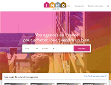 Tablet Screenshot of immoliaison.fr